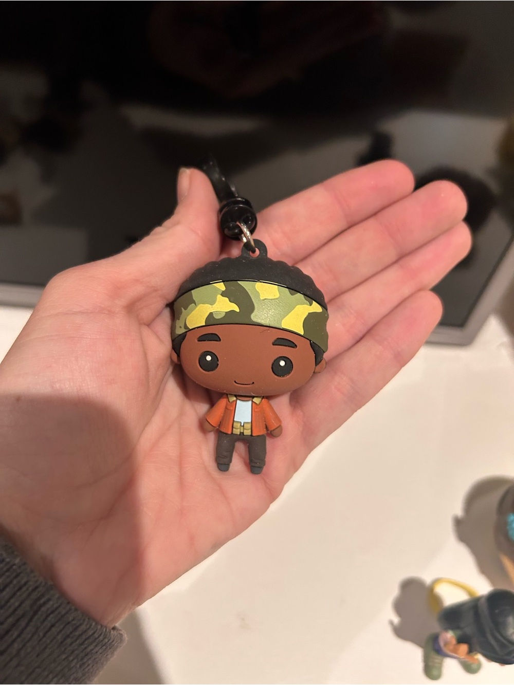 Stranger things lucas keychain